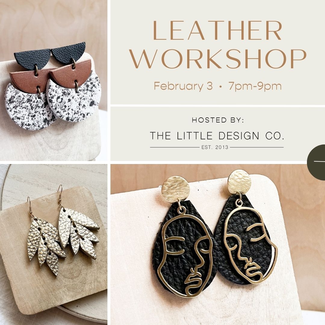 Leather Earrings - February 3rd