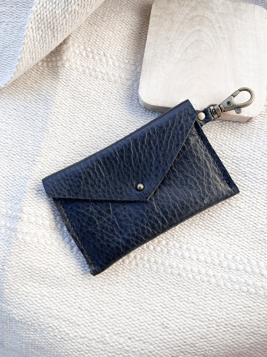 Mini Key Chain Wallet // Black – The Little Design Co